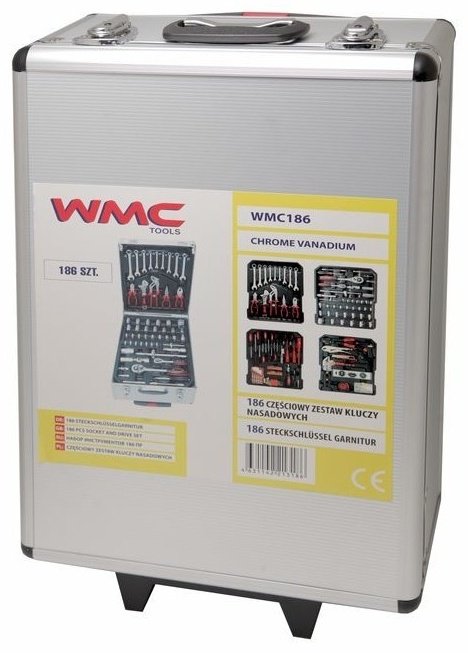 Набор автомобильный 186 в 1 WMC TOOLS WMC186 купить,45000