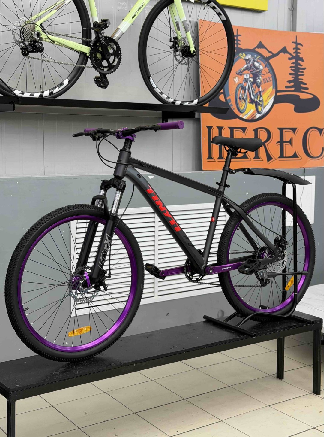 Велосипед IIEREC TRON N26 2026 17 дюймов серый