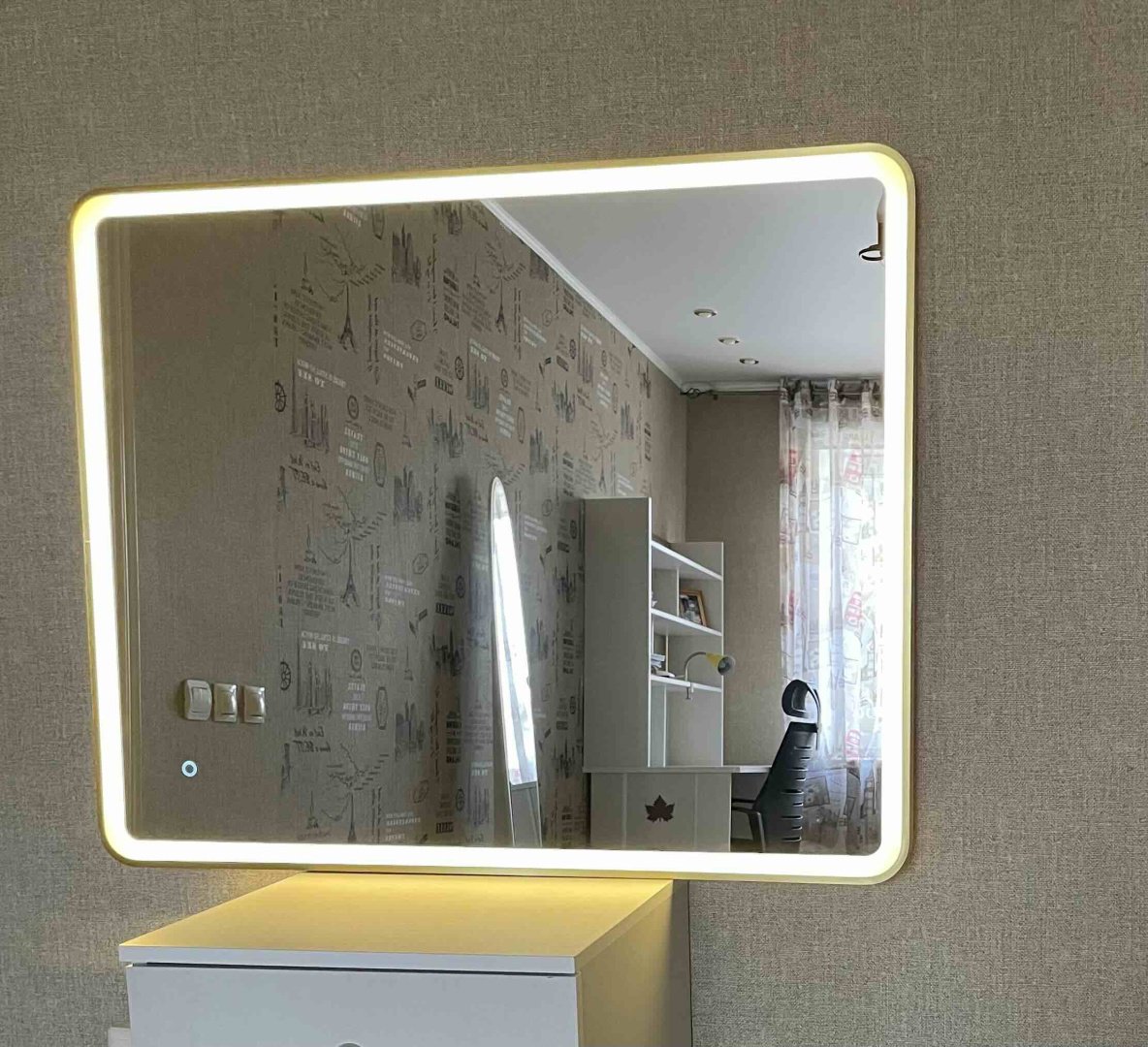 Умное зеркало настенное Forlux 100x80 см купить,NaN