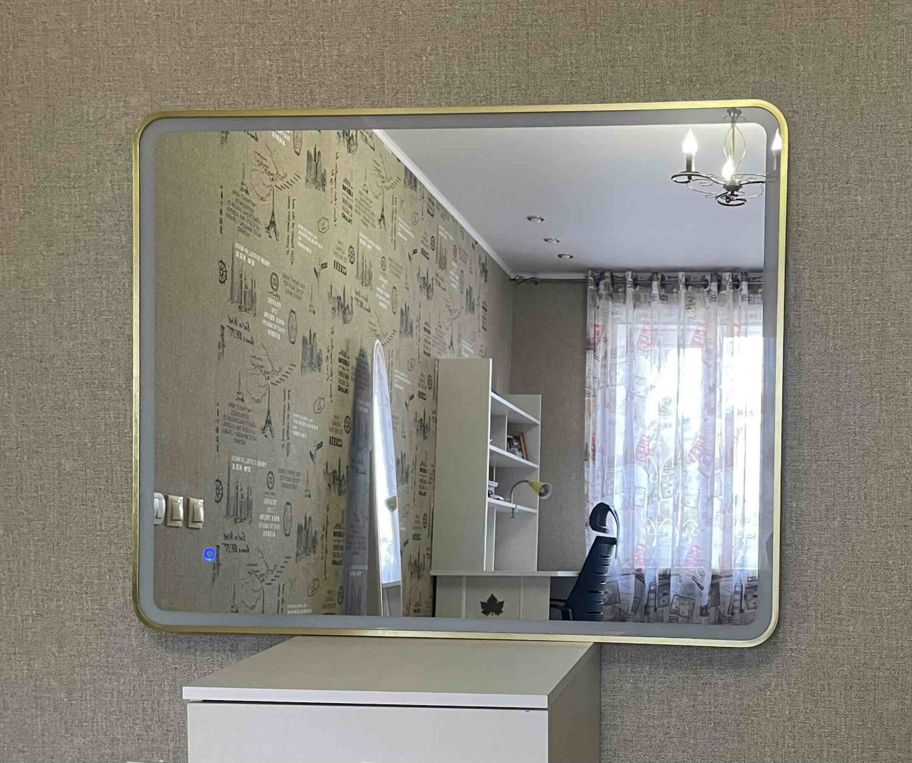 Умное зеркало настенное Forlux 100x80 см купить,NaN