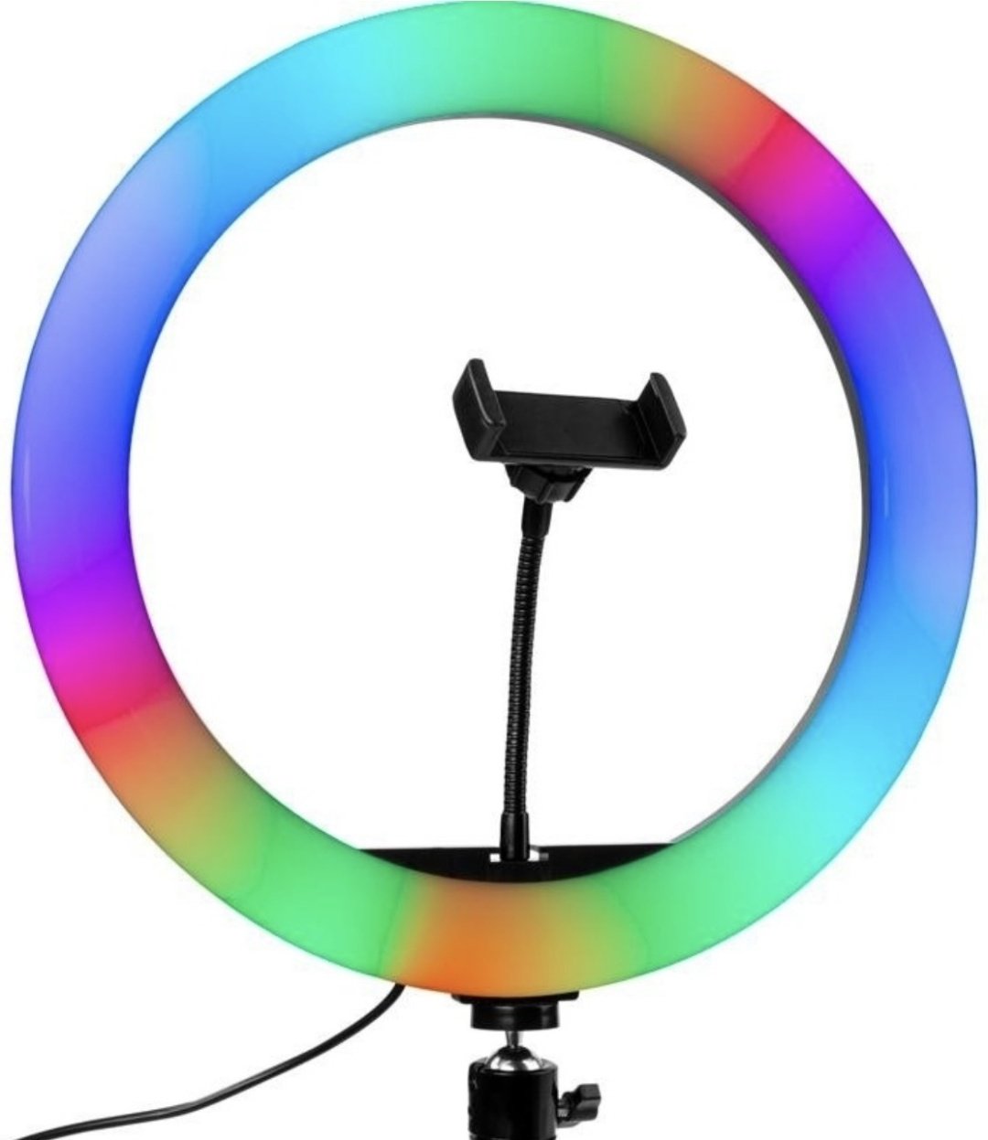 Кольцевая лампа RGB MJ33, 33 см