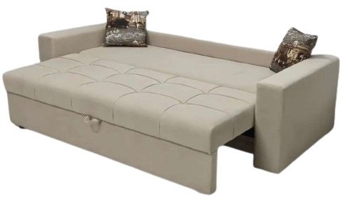 Диван Modern D0, 220х70 см, обивка микровелюр, слоновая кость купить,110000