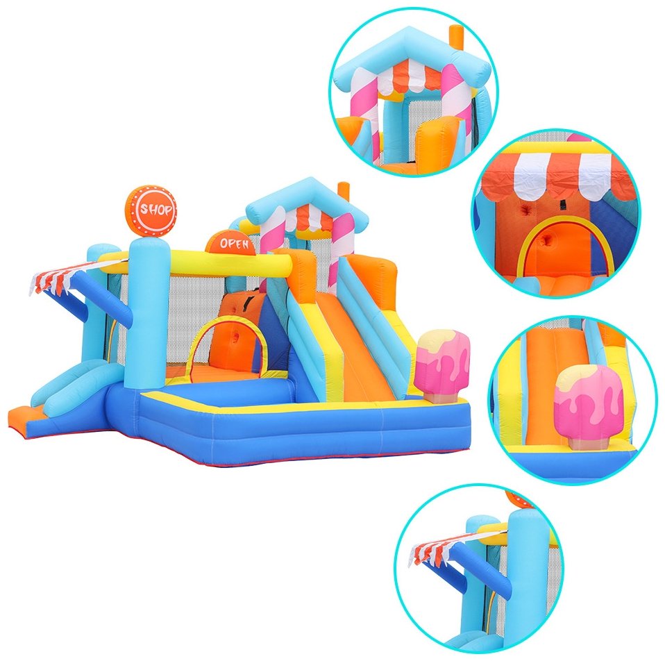 Батут, горка, туннель, игровой центр DOCTOR DOLPHIN A72010, до 135 кг
