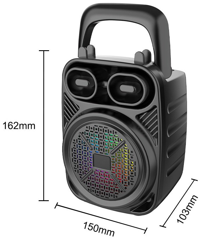 Портативная колонка BT SPEAKER ZQS401 черный