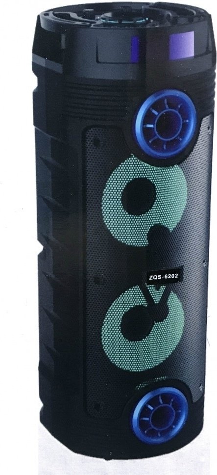 Портативная колонка BT SPEAKER ZQS-6202 черный купить,25000