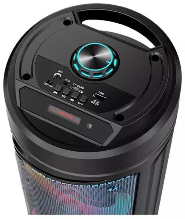 Портативная колонка BT SPEAKER ZQS-6212 черный купить,18900