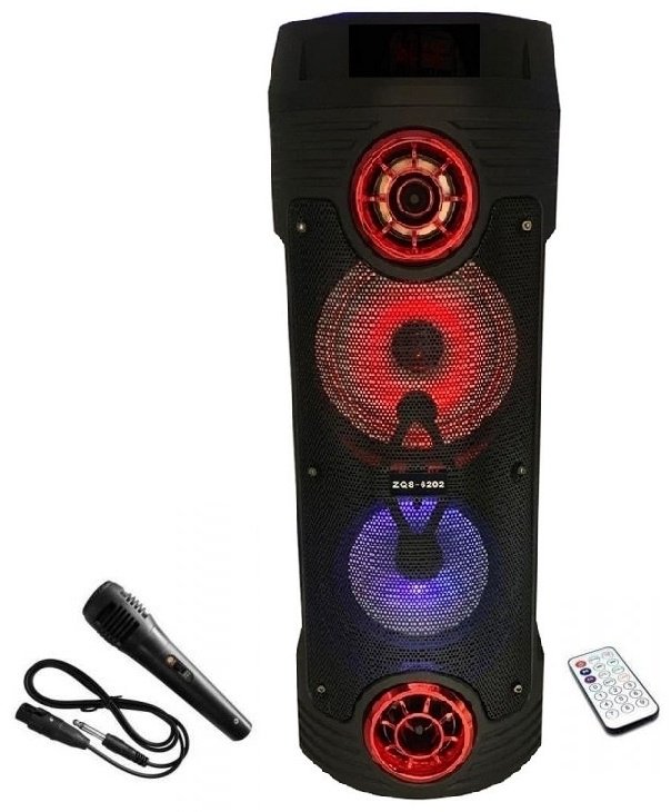 Портативная колонка BT SPEAKER ZQS-6202 черный купить,25000