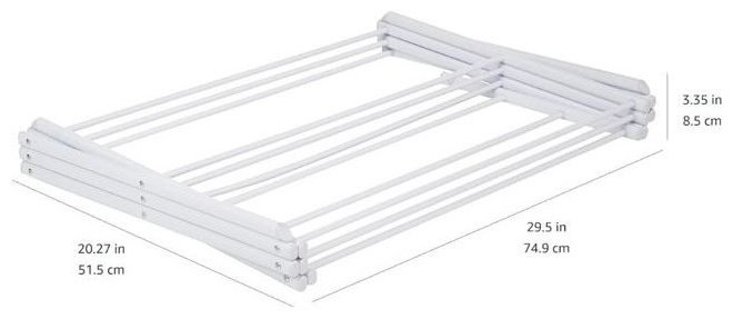 Сушилка напольная Zynex 29x74x95 см, кол-во уровней: 6, металл купить,17000
