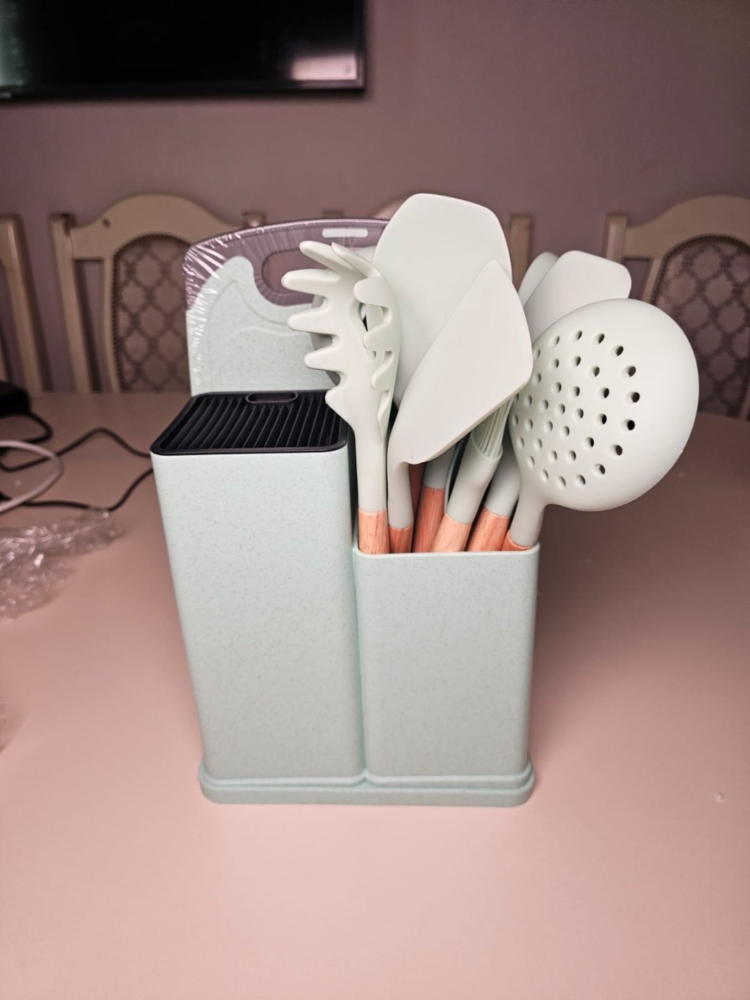 Набор кухонных инструментов нержавеющая сталь, пластик, силикон, 19 шт купить,NaN