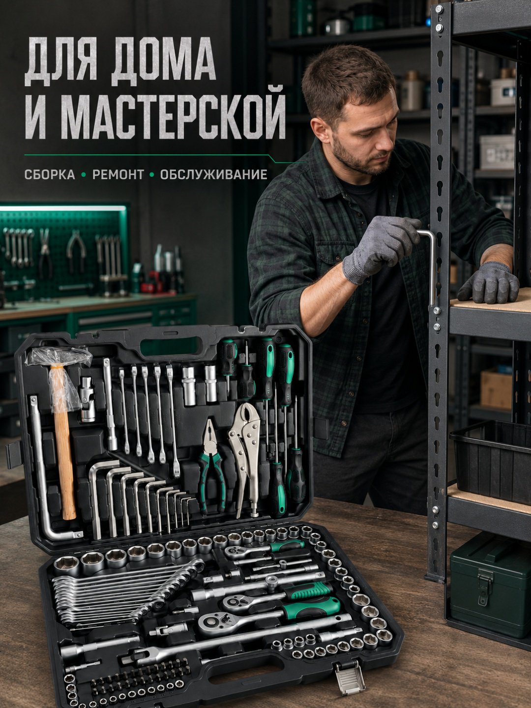 Набор инструментов автомобильный 142 в 1 gongju_0123 купить,45000