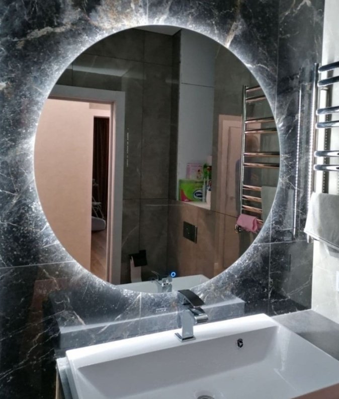 Умное зеркало настенное 60x60 см купить,17000