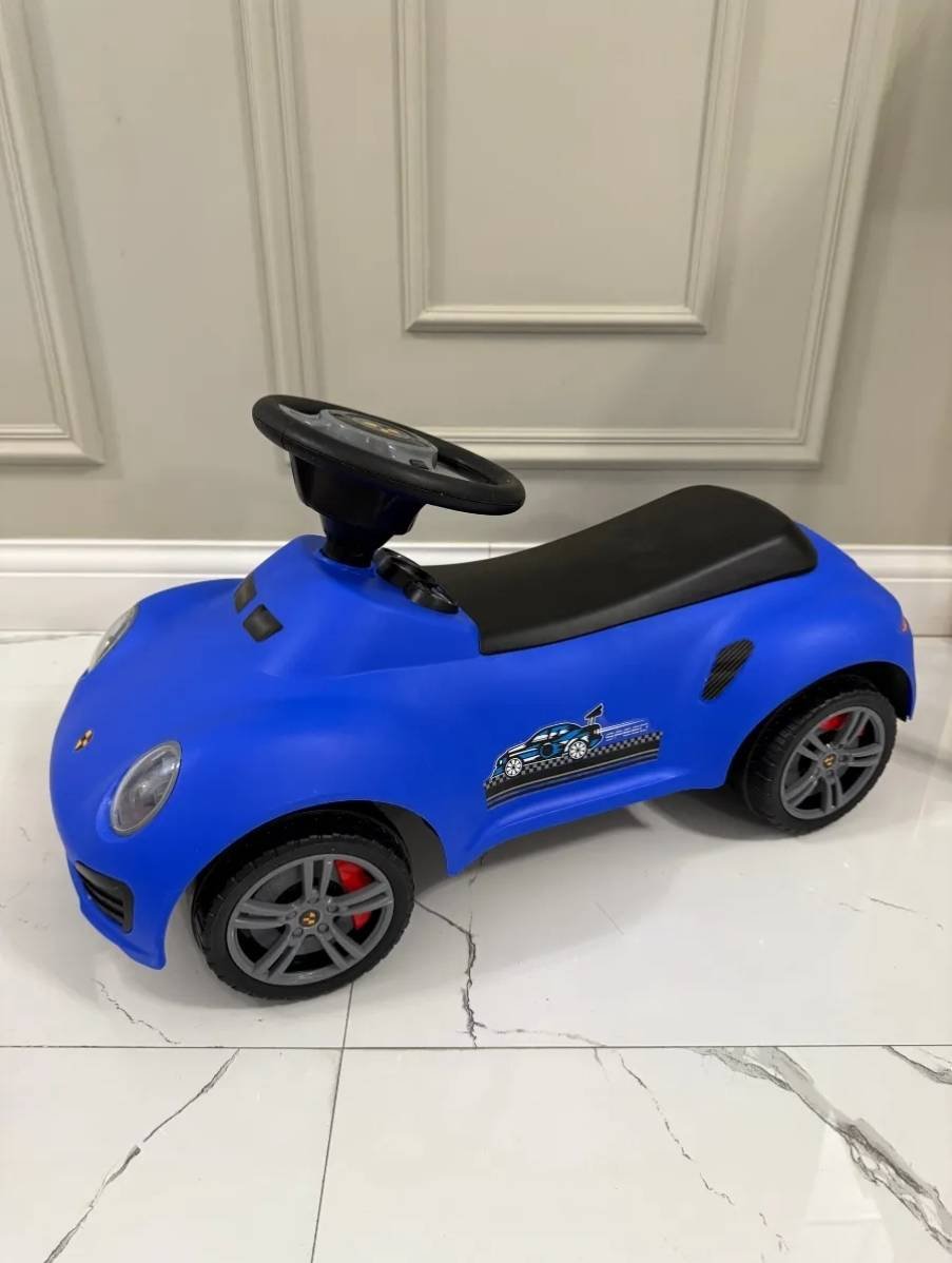 Каталка Tiny Tots Толокар "Porshe"005 синий купить,12500