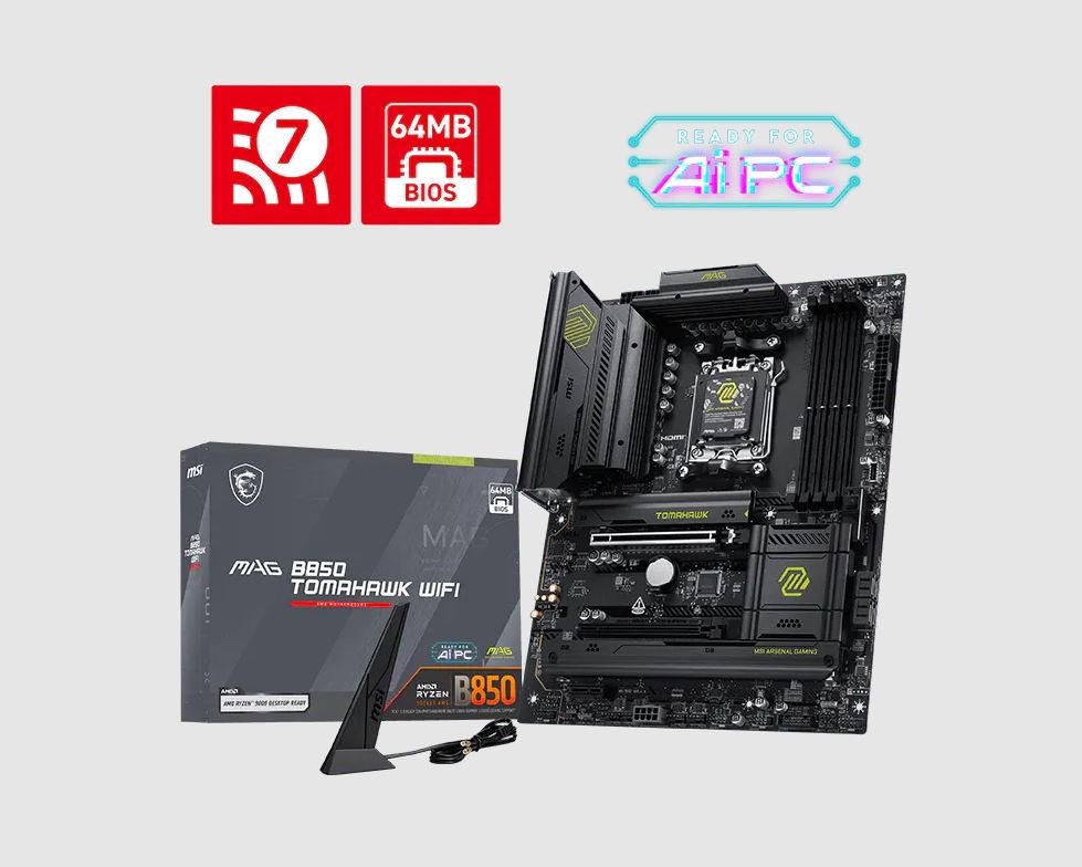 Материнская плата MSI MAG B850 TOMAHAWK WIFI купить,NaN
