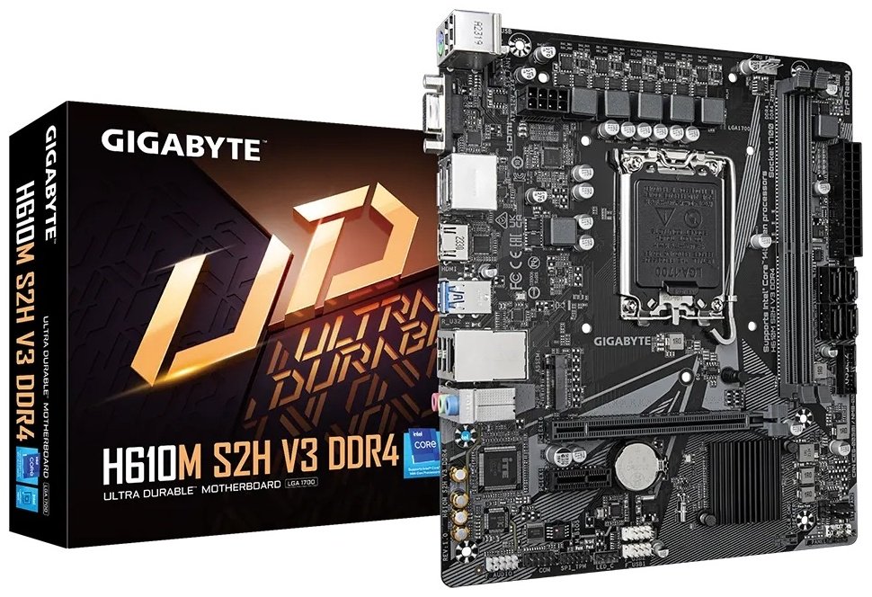 Материнская плата GIGABYTE H610M S2H V3 купить,NaN