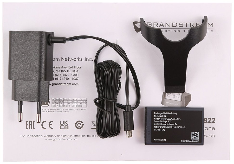 IP-телефон Grandstream WP822 черный купить,NaN