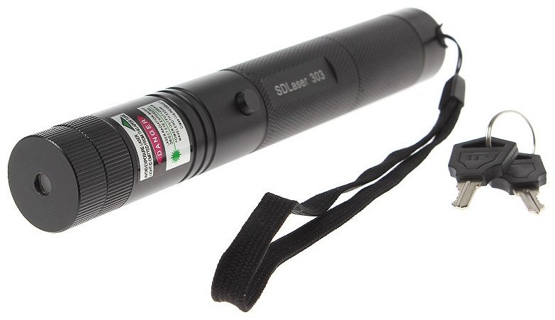 Указка Молния 303, черный