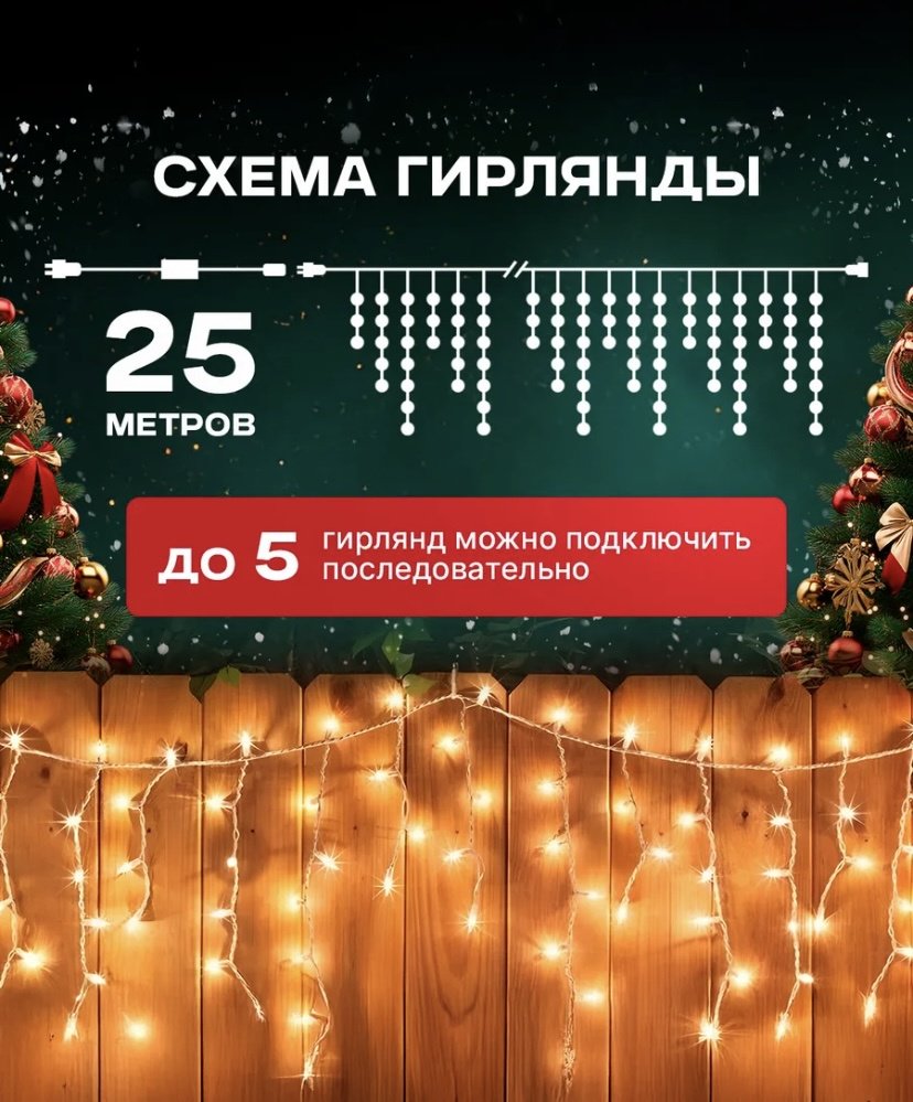 Уличный светильник подвесной РОСА 250 см