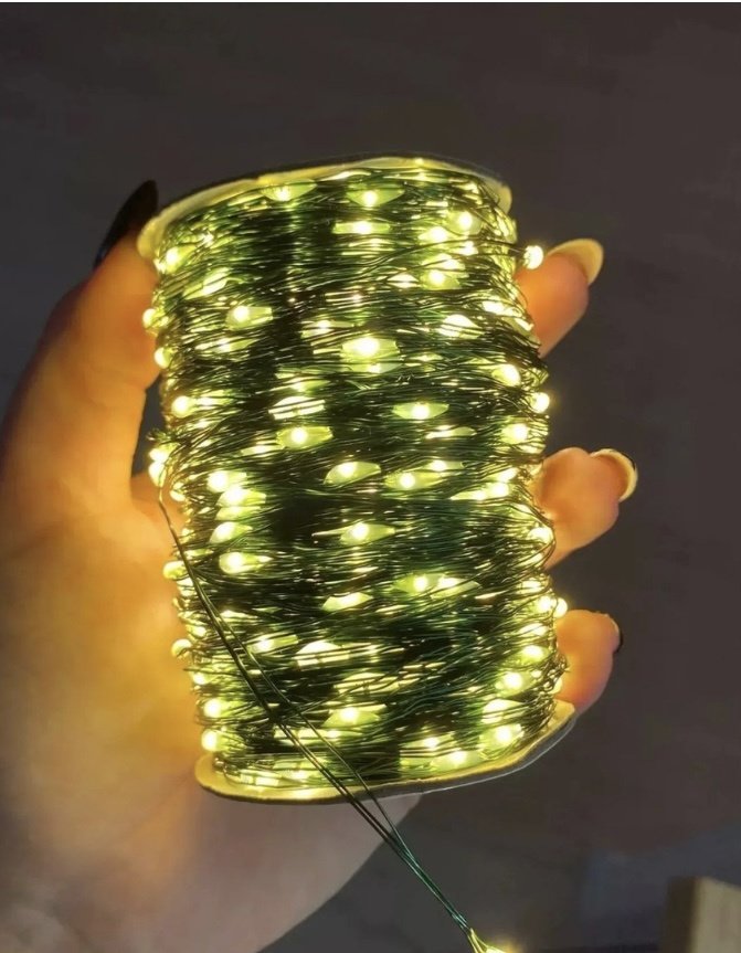 Электрогирлянда Роса Christmas Light цвет свечения желтый 50 м купить,7500