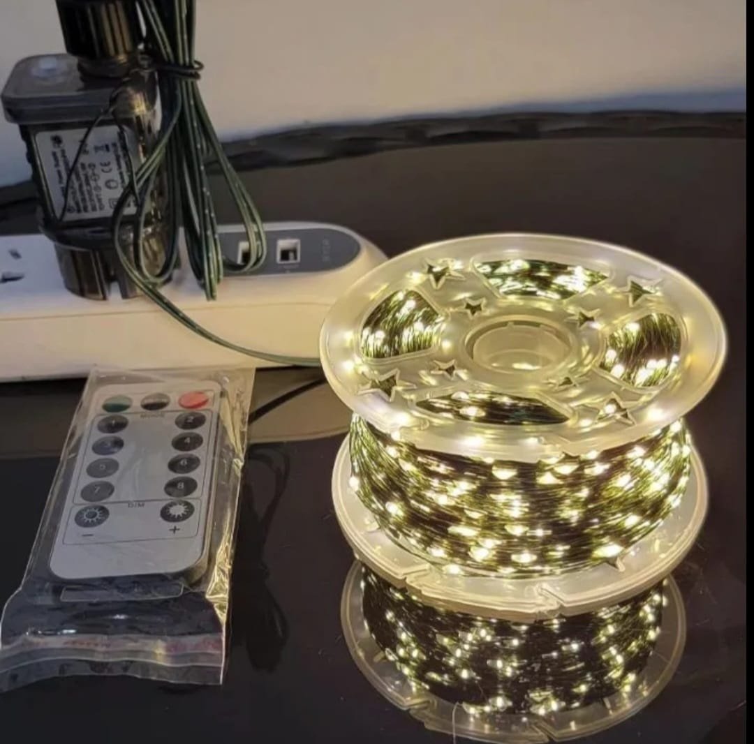 Электрогирлянда Роса Christmas Light цвет свечения желтый 50 м купить,7500