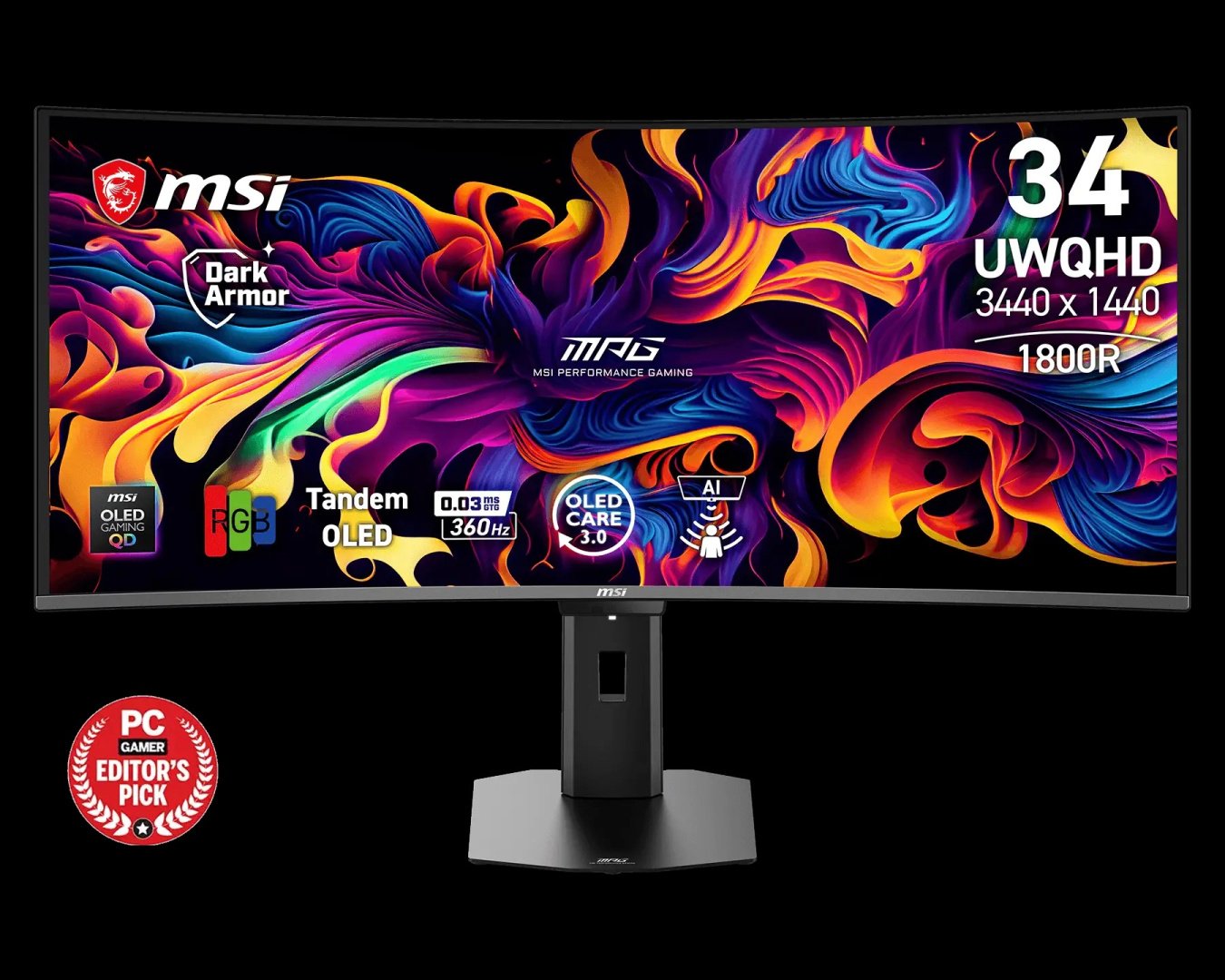 Монитор 34" MSI MPG 341CQR QD-OLED X36 черный - ForteMarket Монитор 34" MSI MPG 341CQR QD-OLED X36 черный купить,791700