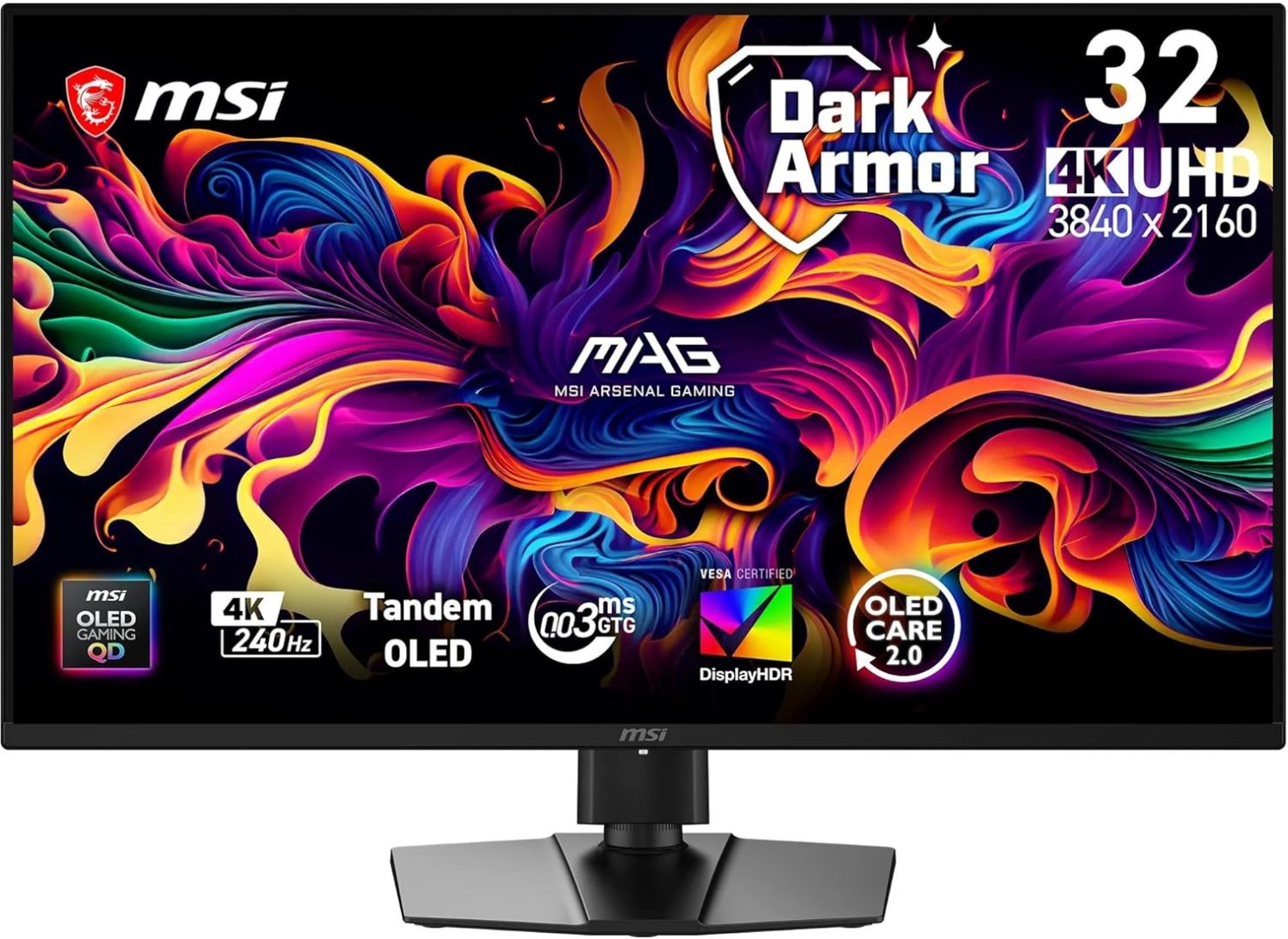 Монитор 31.5" MSI MAG 321UP QD-OLED X24 черный купить,784875