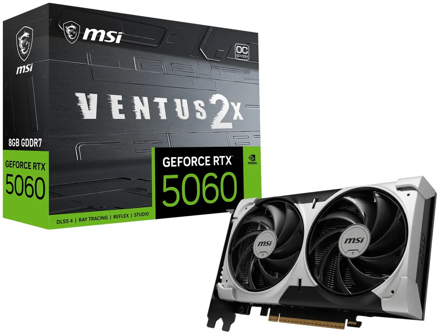 Видеокарта MSI GeForce RTX 5060 8G VENTUS 2X OC V1 8 Гб - ForteMarket Видеокарта MSI GeForce RTX 5060 8G VENTUS 2X OC V1 8 Гб купить,361725