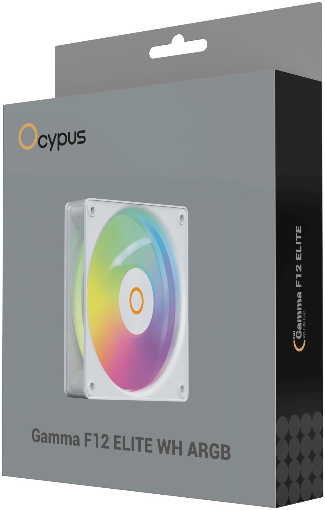 Кулер для корпуса Ocypus Gamma F12 Elite WH ARGB, Gamma-F12-WH1AM00E-GL белый купить,2890