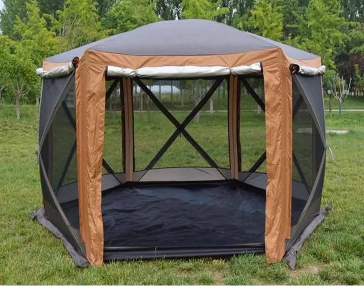 Палатка TopCamping для рыбалки 6-местная коричневый