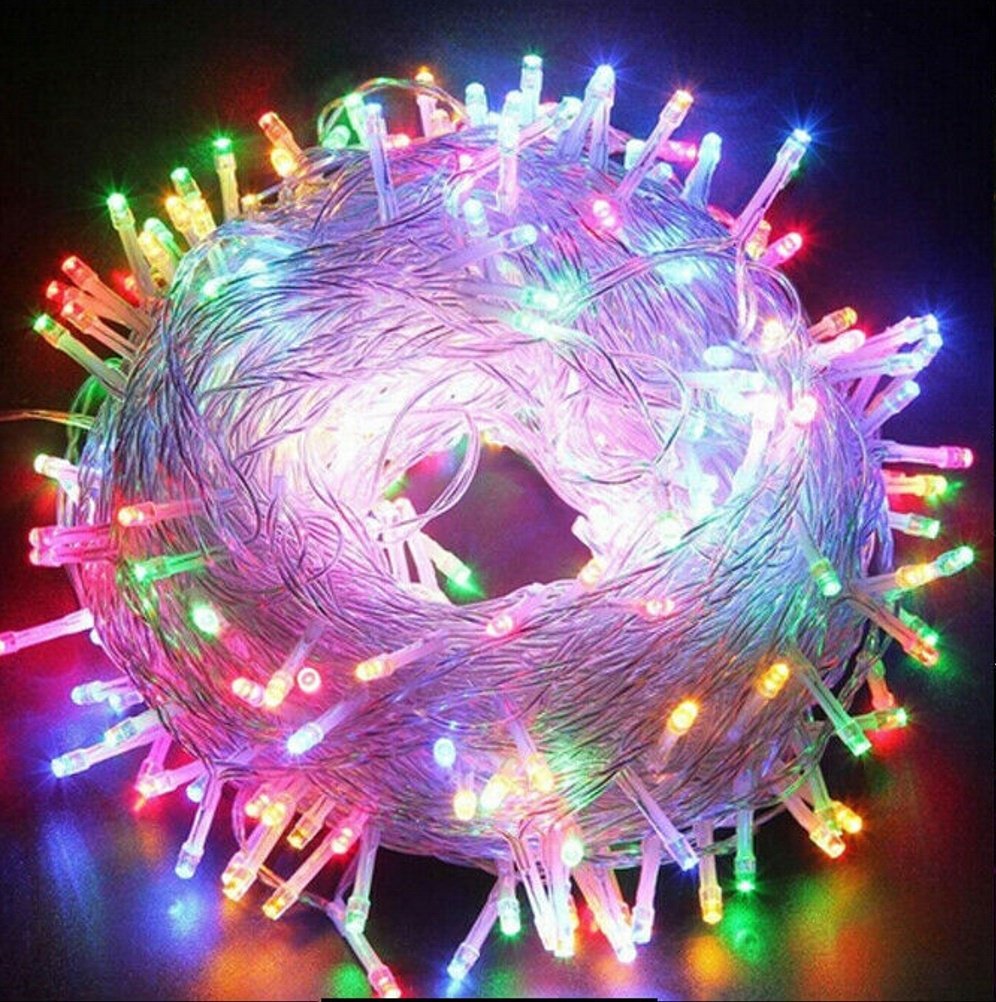 Электрогирлянда Нить LED цвет свечения мультиколор 30 м
