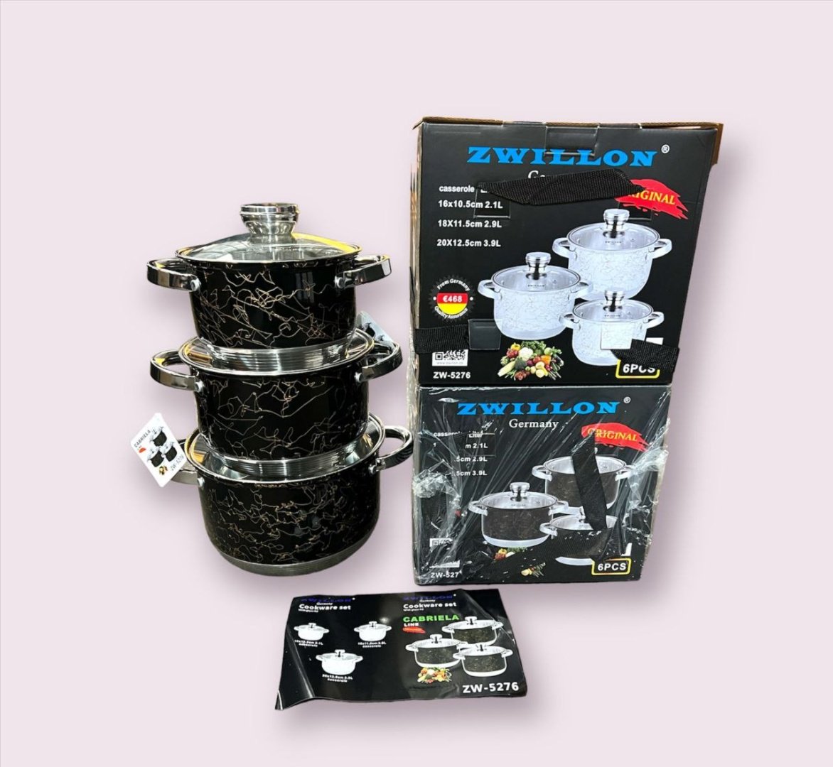 ZWILLON набор кастрюль ZW-5276 алюминий 6 в 1 купить,22000