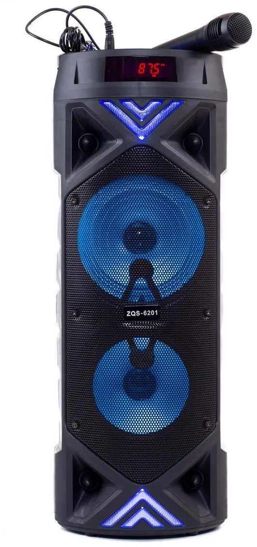 Портативная колонка BT SPEAKER ZQS-6201 черный купить,26000