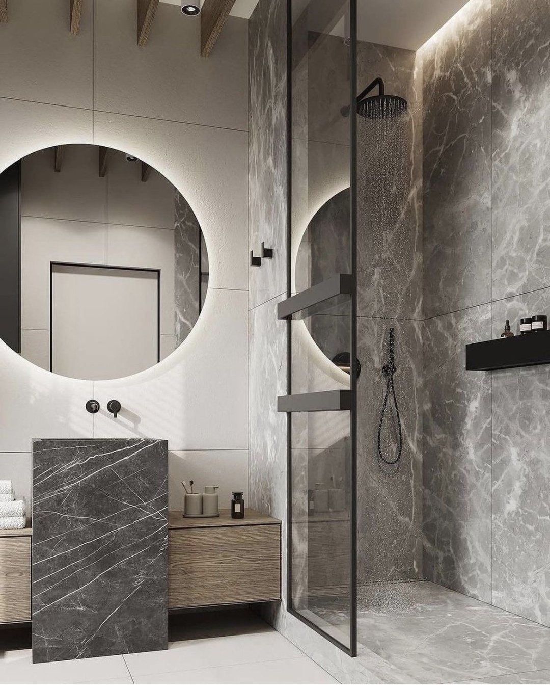 Умное зеркало настенное MIRROR 70x70 см купить,NaN