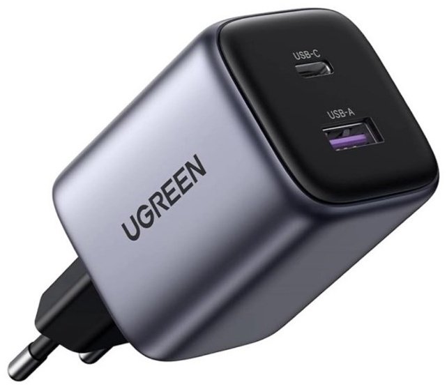Зарядное устройство Ugreen CD350 Nexode (15539) USB Type-C, USB серый купить,NaN