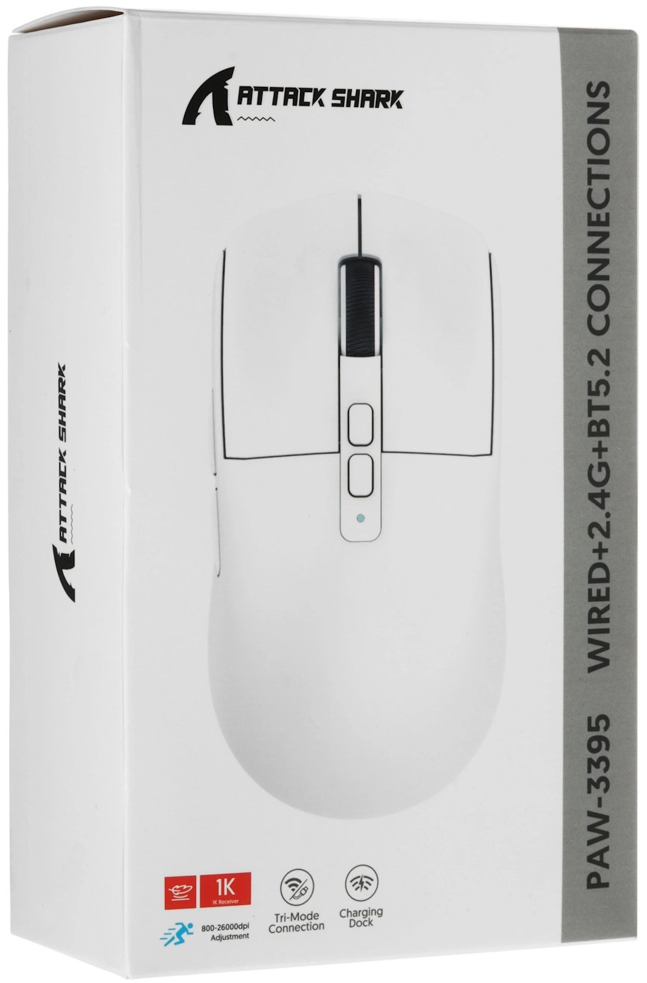 Мышь Attack Shark X6 White белый купить,NaN