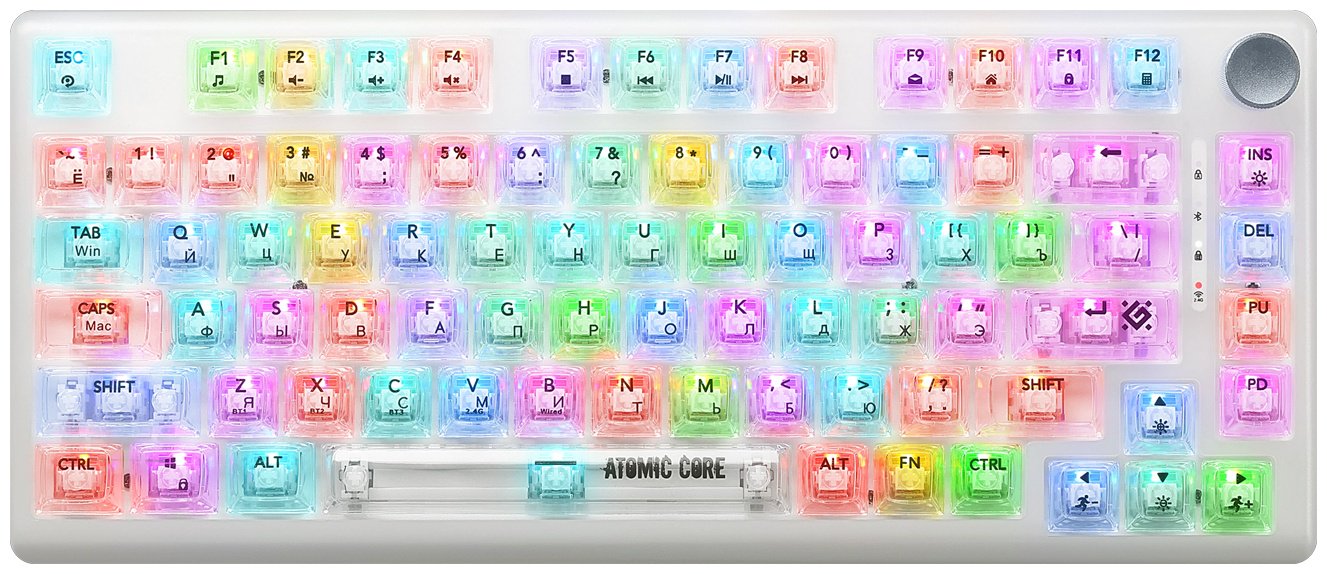 Клавиатура Defender AtomicCore GK-363 белый купить,NaN