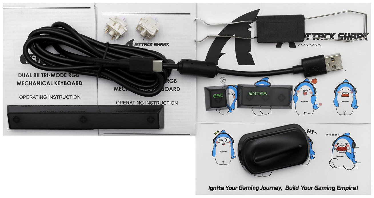 Клавиатура Attack Shark X87 Ultra Shadow Jade зеленый купить,NaN