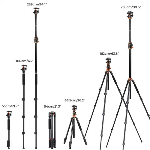 Напольный штатив K&F CONCEPT штатив T254A7+BH-28L KF09.119 купить,NaN