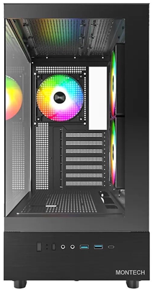 Корпус MONTECH XR (B) черный купить,33486