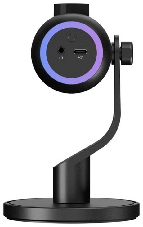 Микрофон Streamplify MIC MINI-48-RGB-ST-BK черный купить,NaN