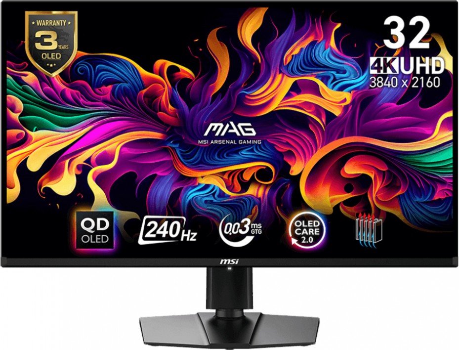 Монитор 31.5" MSI MAG 321UPX QD-OLED черный купить,552526
