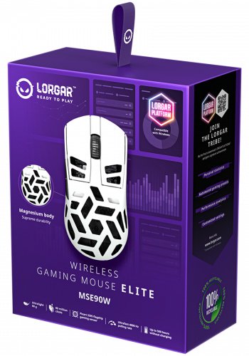 Мышь Lorgar MSE90W белый купить,NaN