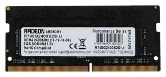 Оперативная память AMD R748G2400S2S-U 8 Гб купить,NaN