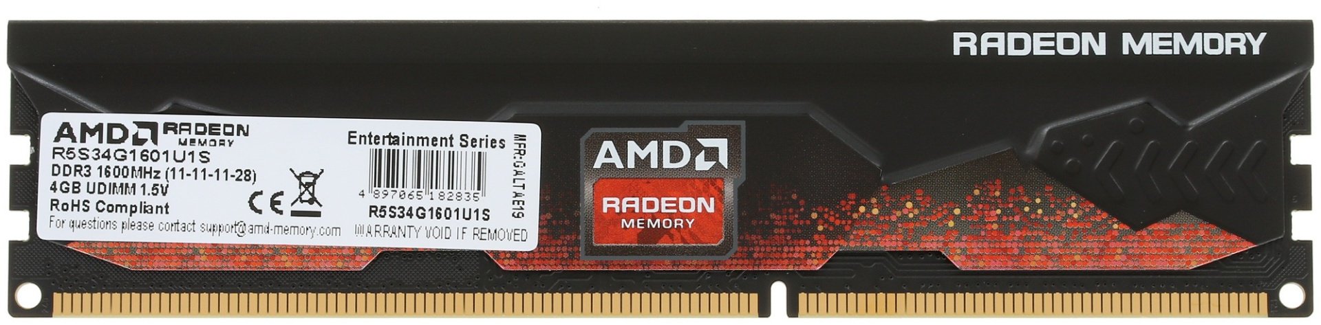 Оперативная память AMD Radeon R5 R5S34G1601U1S 4 Гб купить,NaN