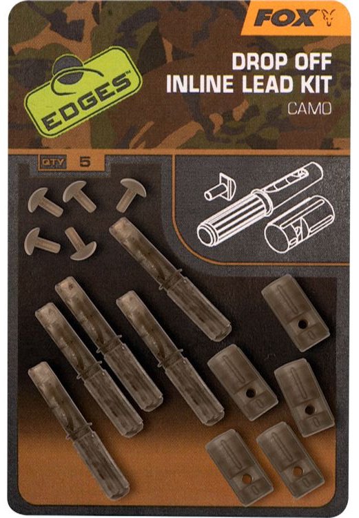Клипса FOX Набор для сбрасывающегося инлайн монтажа FOX EDGES Camo Inline Lead Drop Off Kit CAC782 купить,NaN