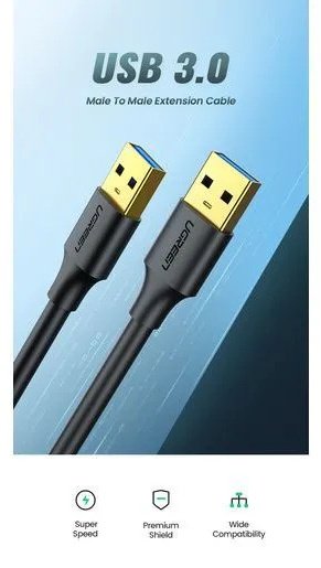 Кабель Ugreen USB 3.0 A - USB 3.0 A 10371 купить,NaN