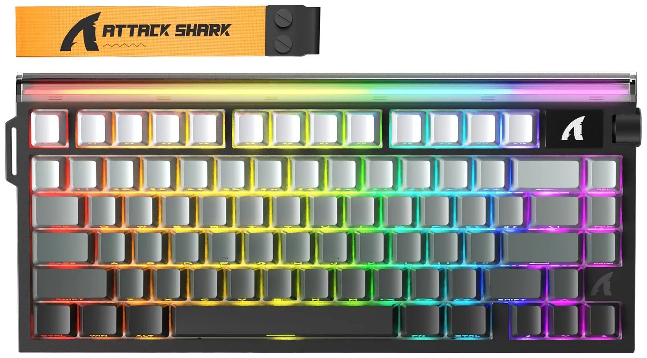 Клавиатура Attack Shark R85 HE Moon Night черный купить,NaN