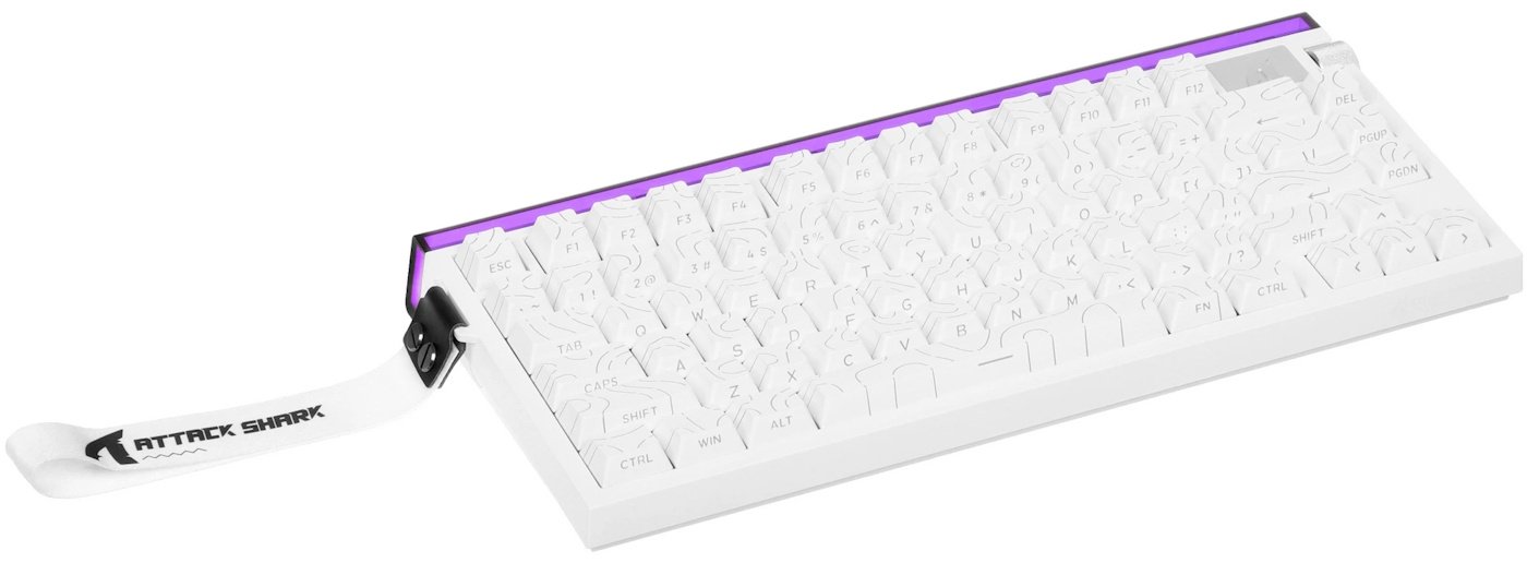 Клавиатура Attack Shark R85 HE Whiter Contour белый купить,NaN