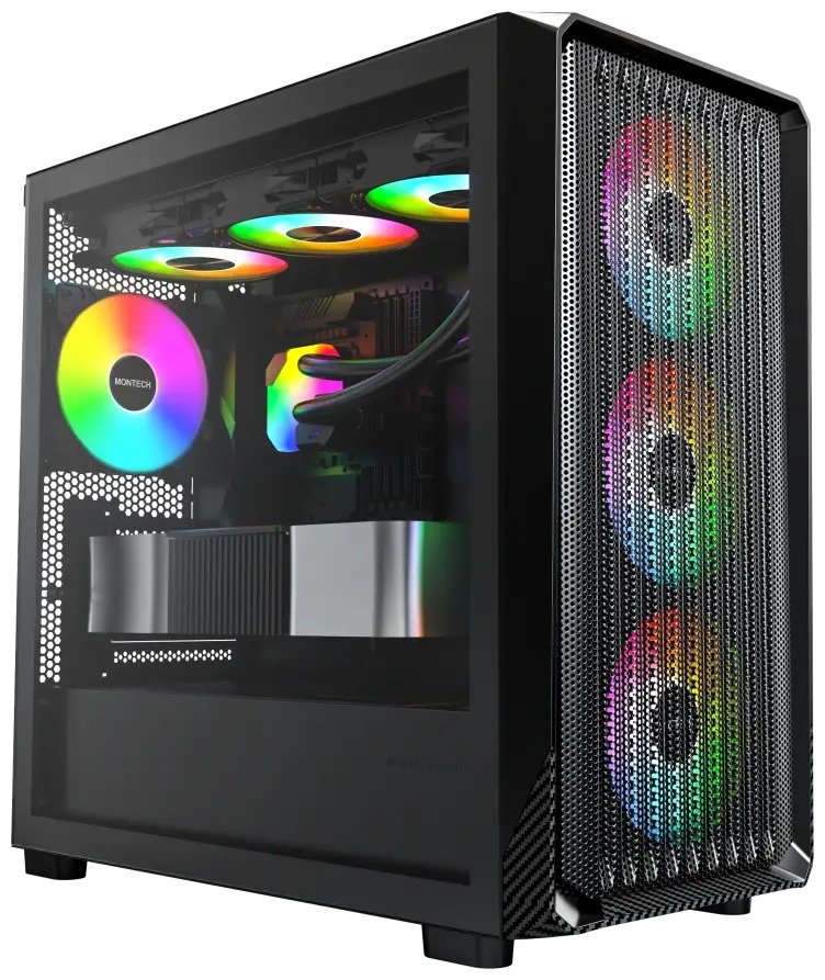Корпус MONTECH X5M (B) черный купить,NaN