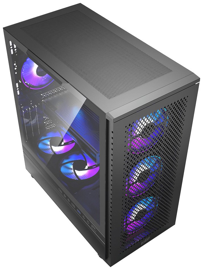 Корпус PCcooler ME200 MESH BK черный купить,NaN