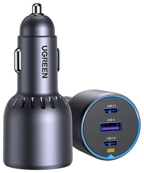 Зарядное устройство Ugreen EC703 USB Type-C, USB 75 Вт черный купить,NaN